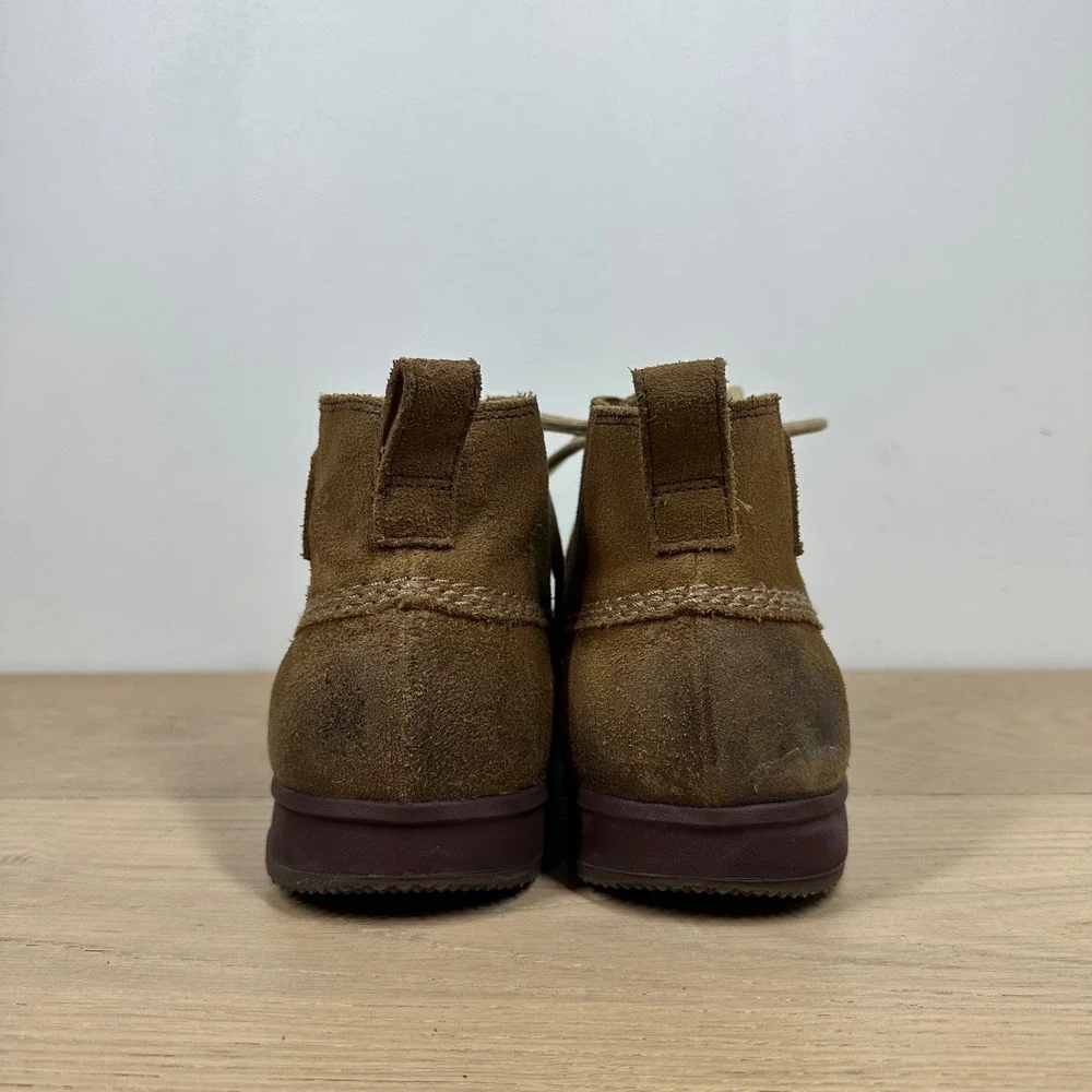 Sorel Chukka Boots Mens 10.5 Brown Leather Suede Lace Up Rugged Outdoor